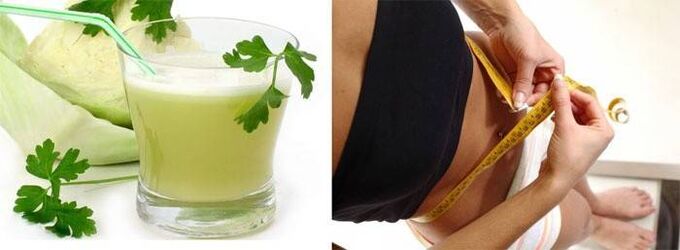 Cabbage juice helps to be slim