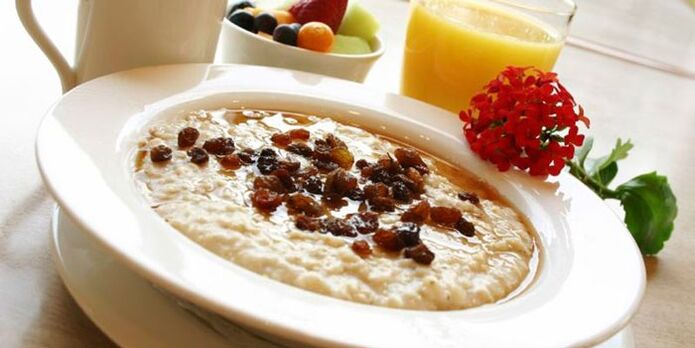 Food to lose weight and sides